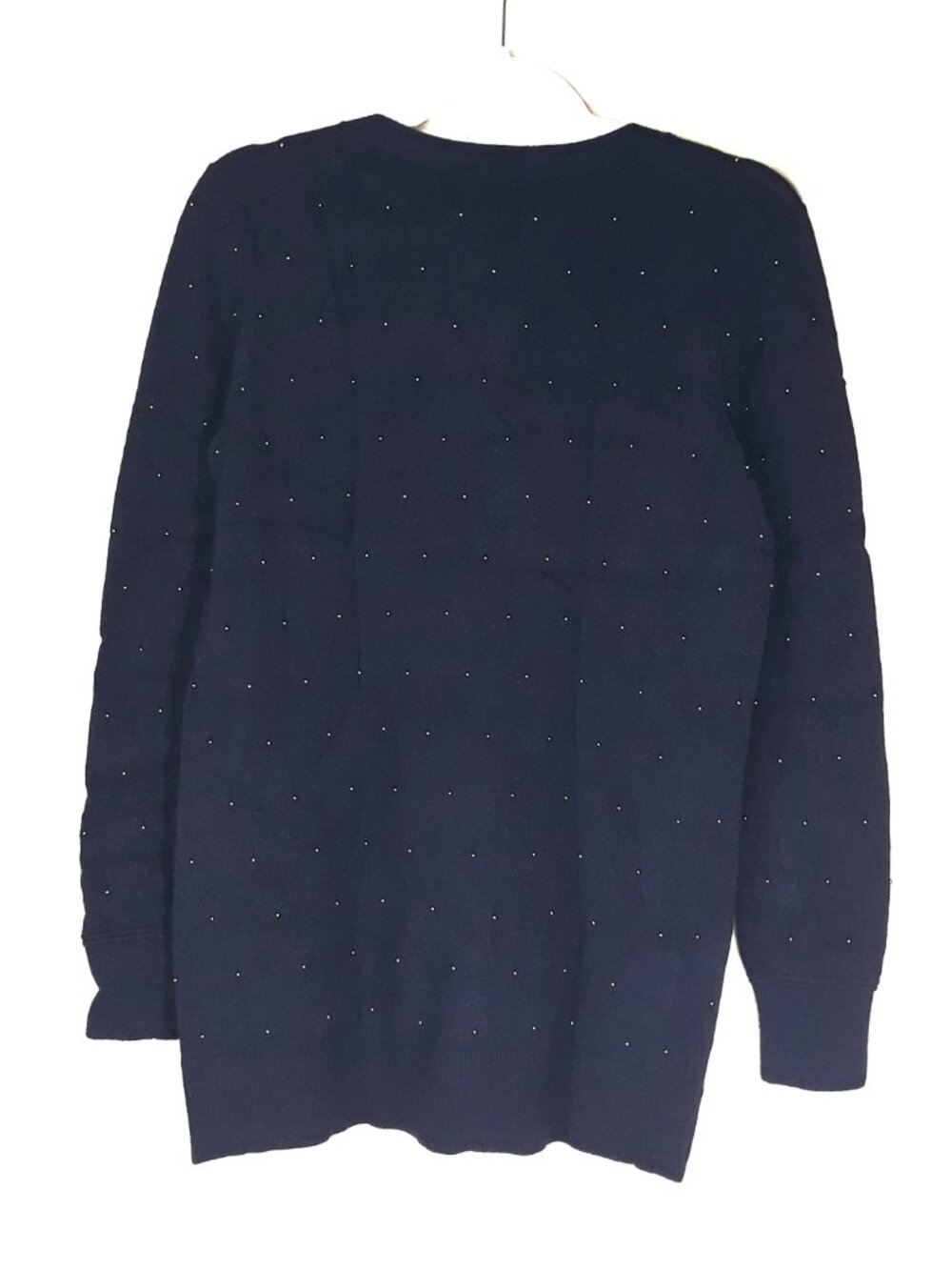 Banana Republic Filpucci Cardigan Merino Wool Cashmere All Over Gold Beaded - Picture 5 of 8